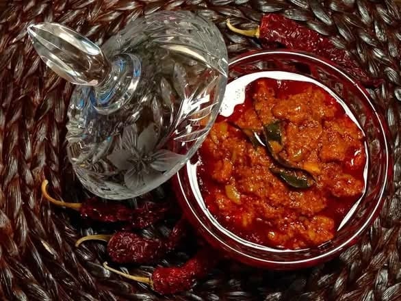 Goan Shrimp Balchao🌶️🌶️.