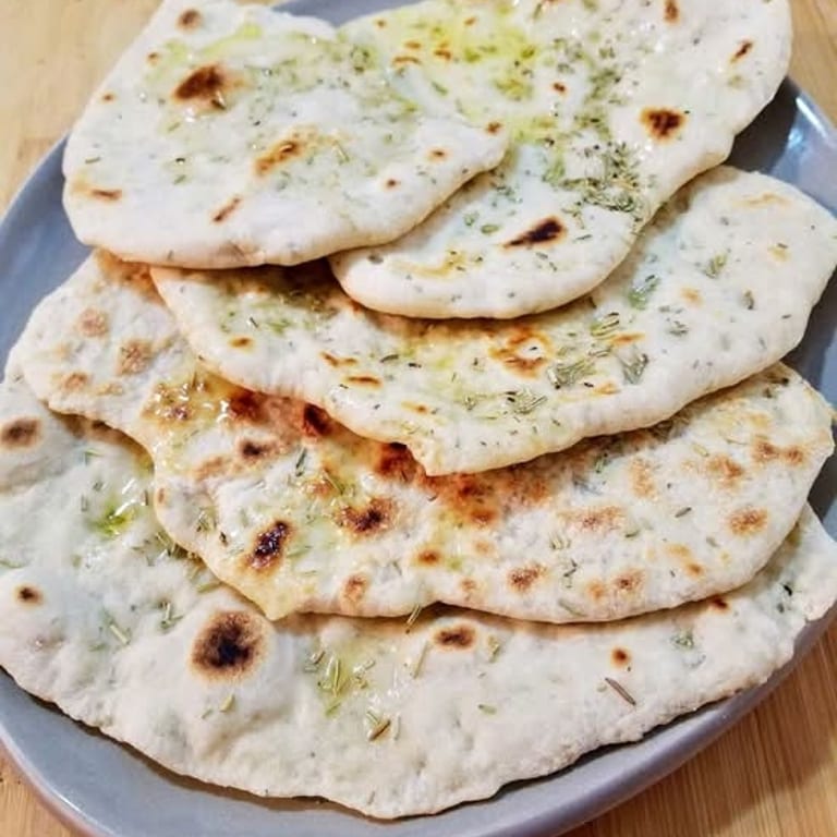 Delicious Garlic Naan