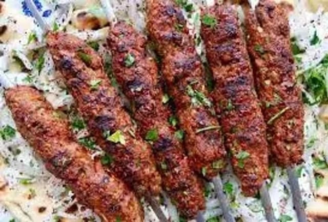 Lamb Seekh Kebab (Spiced Lamb).
