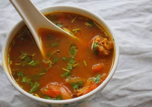 Chicken Rasam.