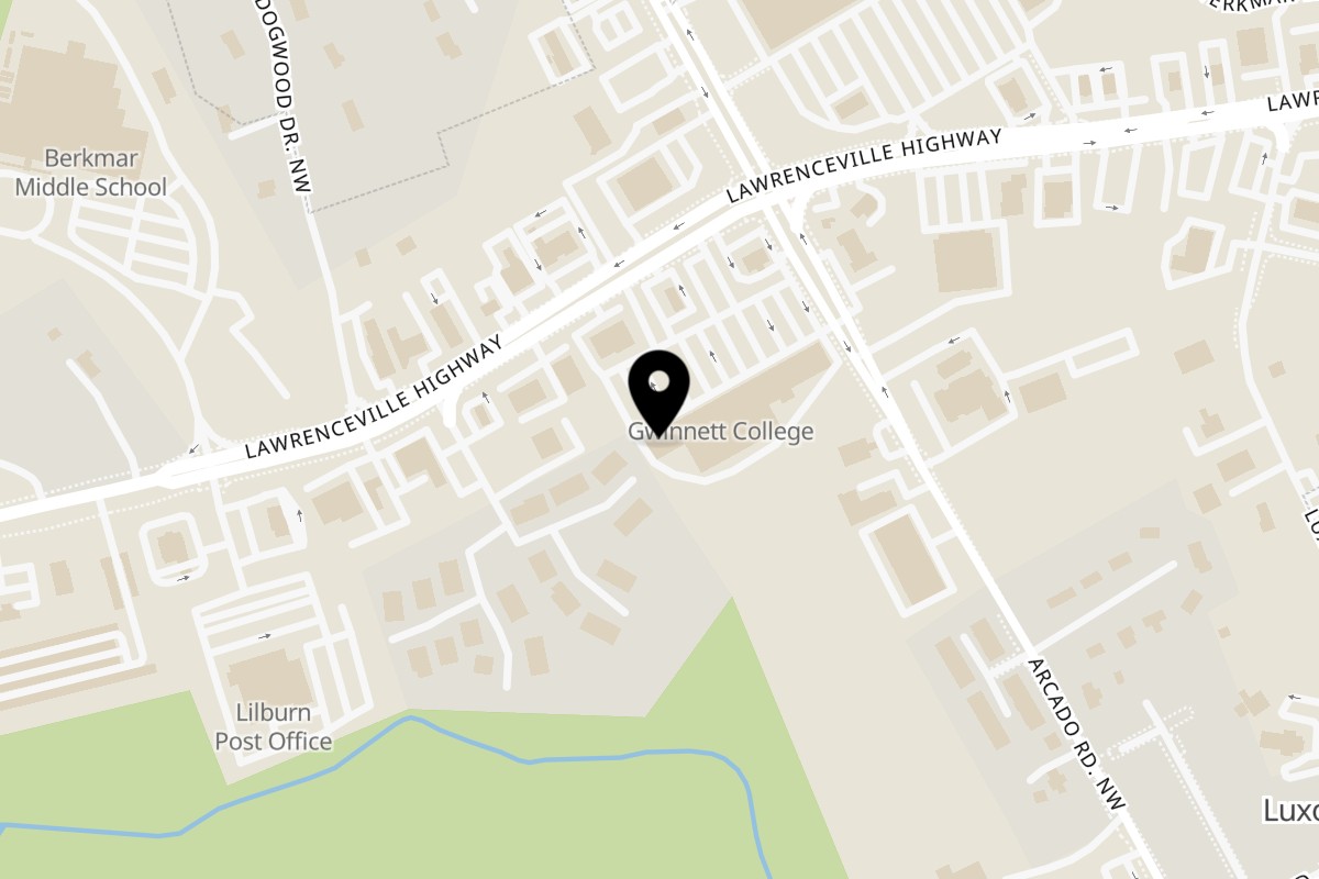 Map showing the location of Namaste Taste of India on 4230 Lawrenceville Hwy Suite - 16 in Lilburn