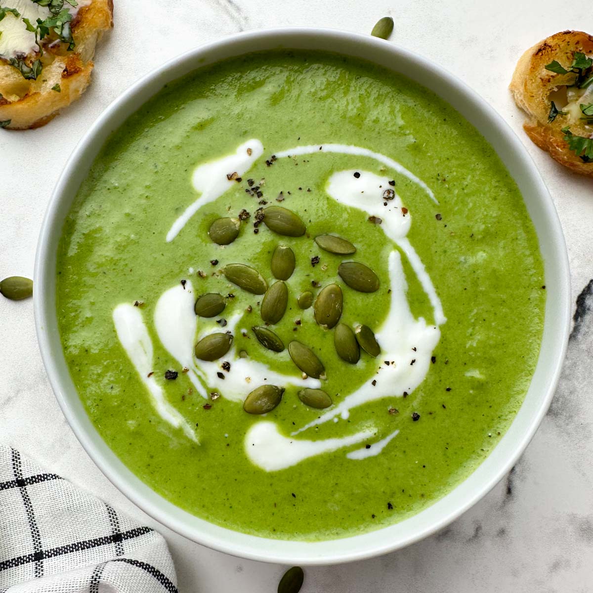 Broccoli Spinach Soup