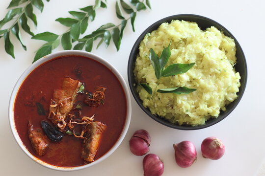 Kaanthari Kappa with Shaapile curry